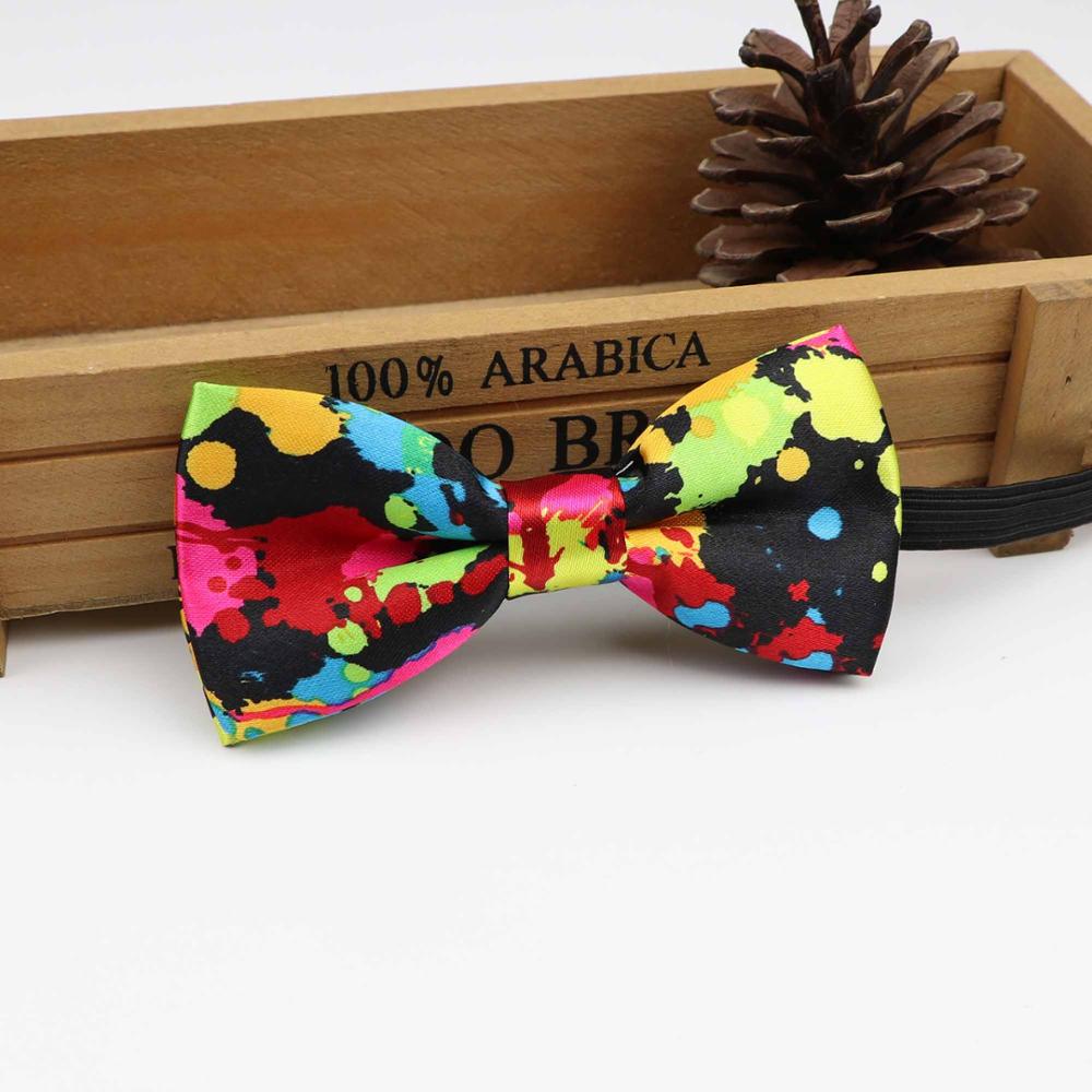 Kids Music Bow Tie Character Moustache Bowtie Children Camouflag Necktie Baby Polyester Butterfly Festival Striped Ties