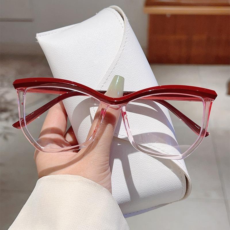 Vintage Anti-Blaulicht Optische Sexy Katzenaugenbrille für Damen Weiblich Luxusmarke Designer Brillenrahmen