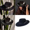 Cappello in Feltro di Lana Traspirante Impermeabilizzato Resistente alle Macchie Leggero per l'Uso Quotidiano