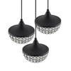 Metal Dual Ring Crystal Pendant Lighting | Flush Mount Ceiling Light, Hanging Ceiling Light Fixture, Hallway Light Fixture, Pendant Chandelier