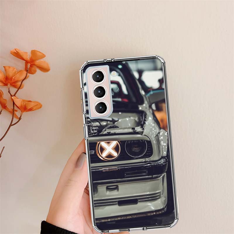Car for B- Bmwes-S E30 Phone Case For Samsung S24 FE Galaxy S22 S25 Ultra S25 Edge S21 S23 FE S20 S10 Plus Cover Shell Coque Cle