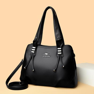 Tas voor Vrouw van Middelbare Leeftijd Tote Grote Handtas Moeder's Crossbody Tas Zacht Leer