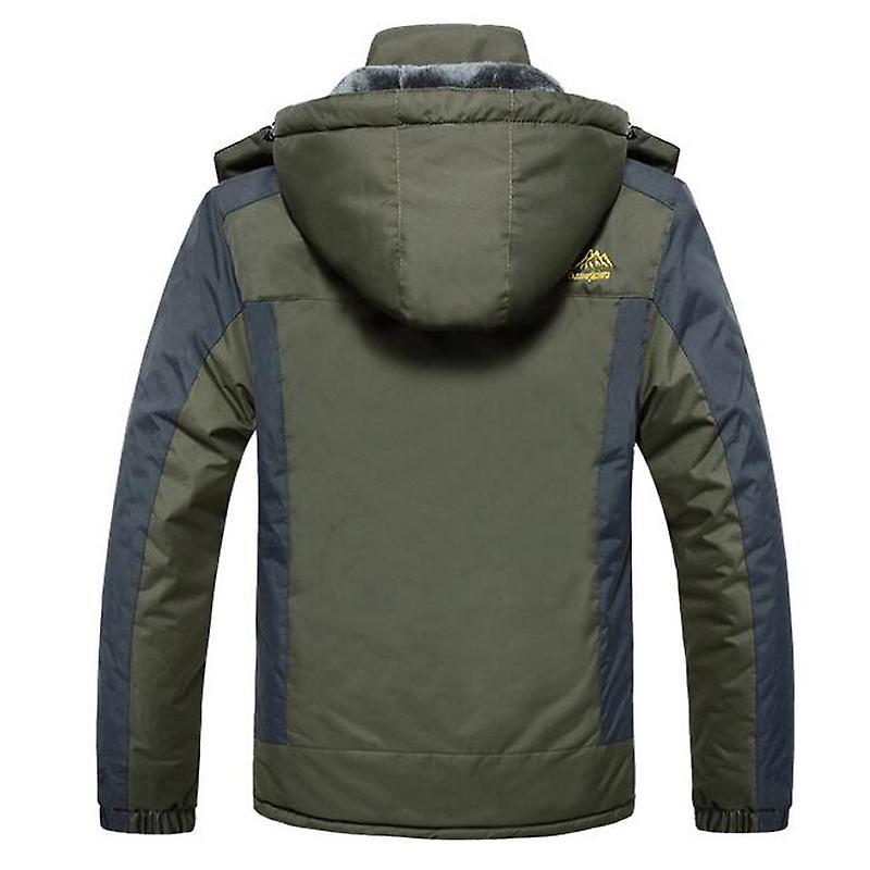 Winter Jacket Men Thick Windproof Waterproof Fleece Jackets Mens Milit