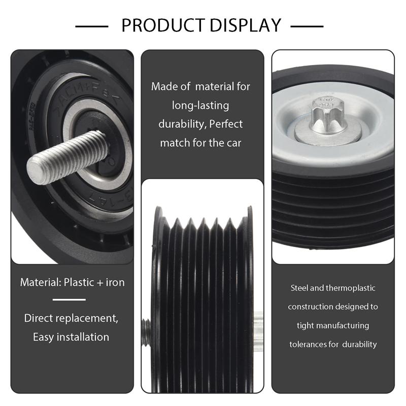 Belt Tensioner Idler Pulley 27 For For Mercedes Benz C230 C320 E320 E500 S430 M272 M273-A87Q