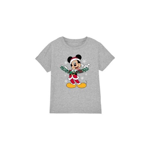 Disney Dětské tričko Veselé Vánoce s Mickey Mousem