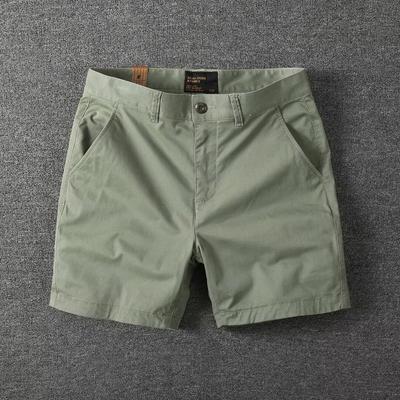 Herren Sommer Schlank Lässig Gerade Arbeitsshorts Einfach Schön Leicht Elastisch Dreipunkt Strandhose