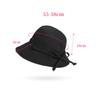 Summer Outdoor Travel Sun Protection Hat Women's Bow Fisherman Hat Big Brim Basin Hat