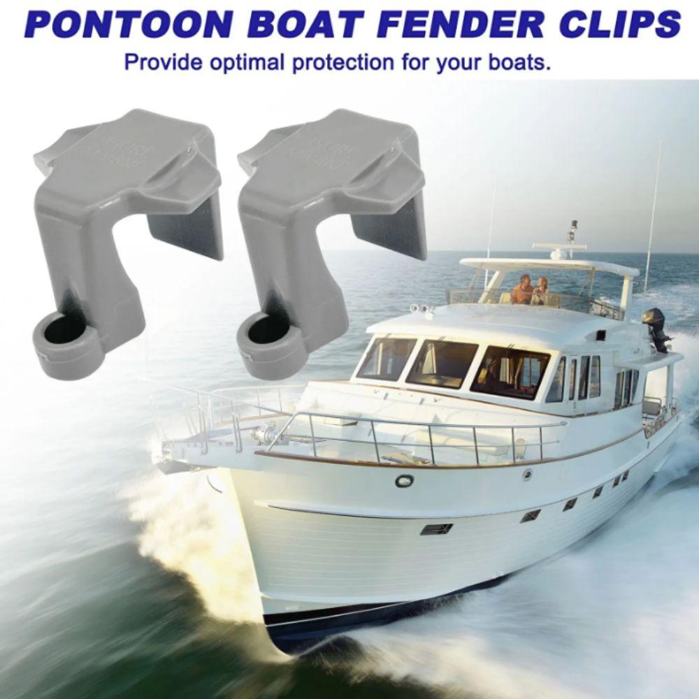 Sturdy Design Boat Marine Bumper Black Nylon Fender Clips Pontoon Mount  Marine Environment