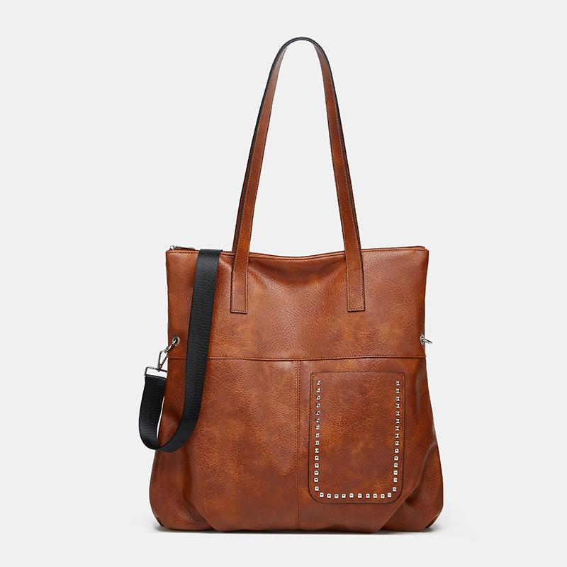

Design a new high-end shoulder messenger bag, lazy urban simple and versatile large-capacity tote bag for commuting