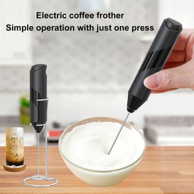 Handheld Milchaufschäumer Elektrische Schaum Maker Wiederaufladbare Edelstahl Schneebesen Trinken Mixer