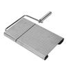 Cheese Cutter Block Stainless Steel Metal Slicing Tool Board with 6 Replacement Wires Scale for Butter Handmade Soap