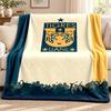 Club Tigres UANL blanket Flannel Blanket Soft Cozy Plush Throw for Sofa Bed Lightweight Home Decoration Outdoor camping