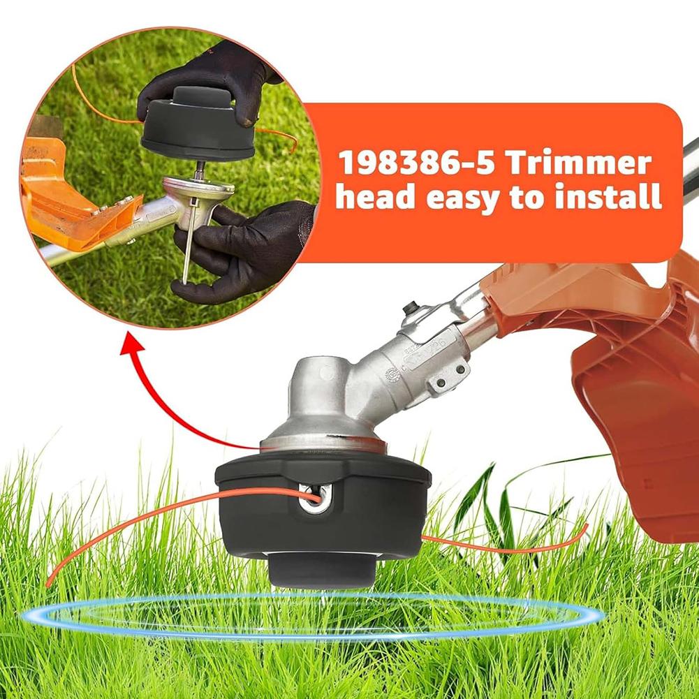 For Makita-198386-5 Trimmer Head Replacement Easy Installation Safe Fast Cutting Head String Grass Trimmer Parts
