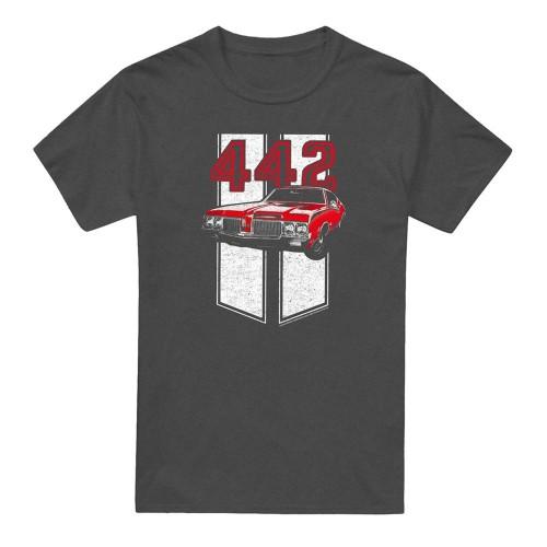 Oldsmobile Unisex Adult 442 Heather T-Shirt