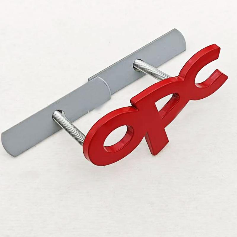 OPC Line Emblem Front Grille Badge Tail Stickers Logo For Opel Astra G H J K F Corsa D Zafira B Insignia Mokka Regal Accessories