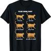 Feline Chonk Cat Chart, Funny Cat Meme, Oh Lawd He Comin T-Shirt