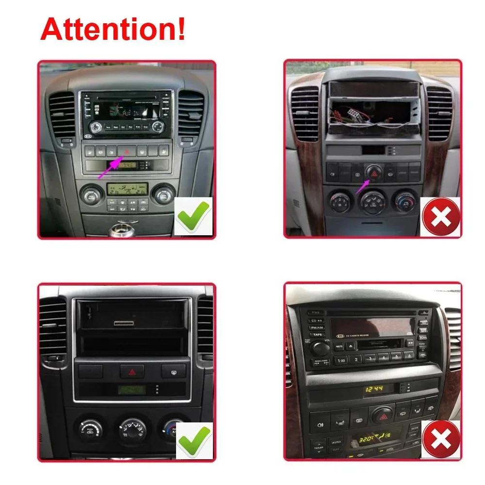 Android 12 Car Radio For KIA Sorento 2004-2008 Multimedia Player GPS Navigation Stereo WIFI Autoradio IPS Screen Stereo No 2din