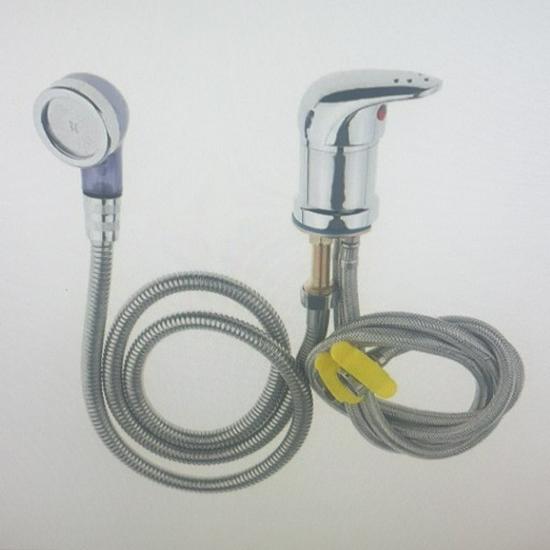 Robinet Universal de Amestec Apă Caldă și Rece pentru Stații de Șamponare Salon