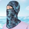 Passamontagna Estivo Fresco Seta Ghiaccio Moto Collo Ciclismo Casco Cappuccio Integrale Protezione Solare Anti-Uv Sport Copertura Viso Cappello