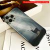 2DFlat Sunlight Through Forest Deer Silhouette All inclusive film hard iPhone case, compatible with iPhone 18 Pro Max 17 16 15 14 13 12 11