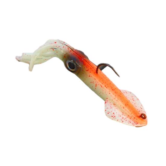 

14CM Glow-in-the-dark Squid Lure with Hook Realistic Bionic Artificial Octopus Swimbait Luminous Simulation Soft Lure Saltwater Fishing Accessories