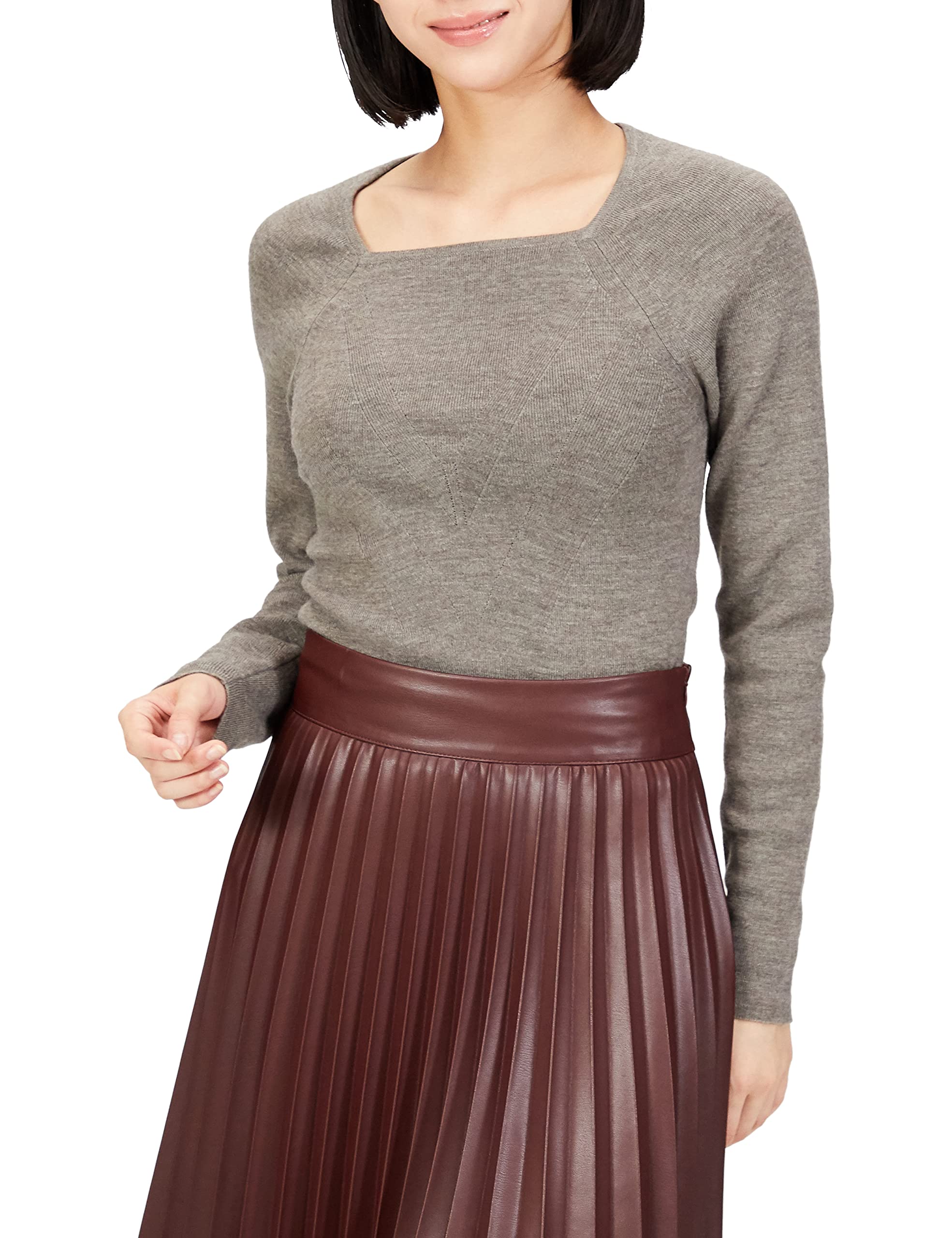 

Топ в рубчик Double Standard Clothing Размер 38 Sov. 0509-020-223 Женский серый,