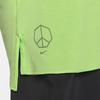 Nike Yoga Dri-Fit Pattern Print Round Neck Training Short Sleeve T-Shirt Men Tops Green DM8142-360