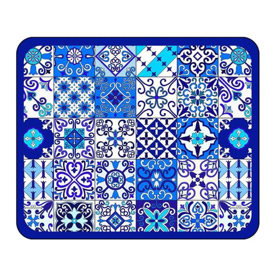 huaqianguhh Bohemian Dish Drying Mat, Super Absorbent Diatomaceous Earth Drainer Non-Slip Colorful Ethnic Heat Insulation Mat for Kitchen Counter