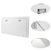 RV Outdoor Lighted Folding Plastic External tilt Dining Table Shelf With lock apply to motorhome caravan accessories