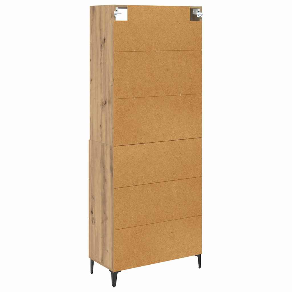 Highboard Artisan Oak 69.5 x 34 x 180 cm Engineered Wood