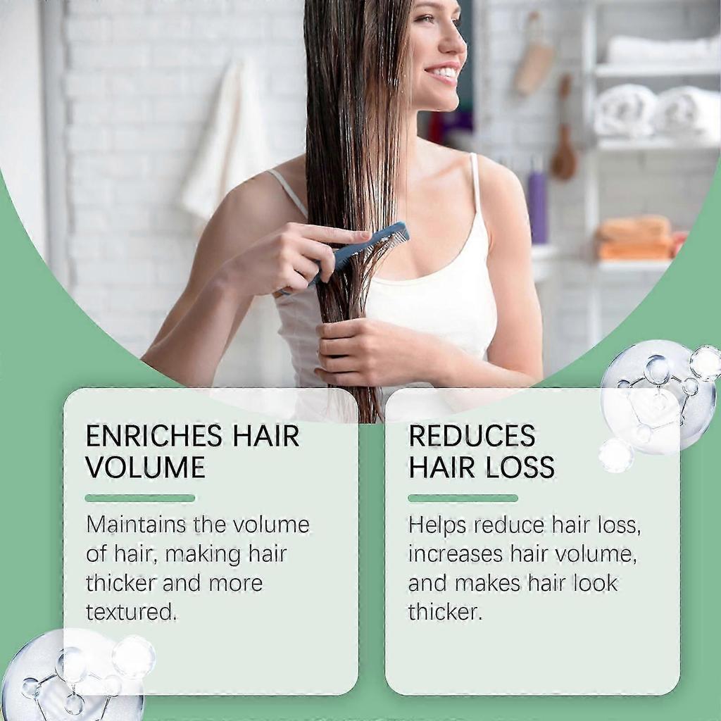 Nourishing Hair Serum for Thicker, Fuller, and Healthier Hair | Moisturizing Ginseng & Glycerin Formula | Reduces Hair Loss, Adds Volume & Delightful