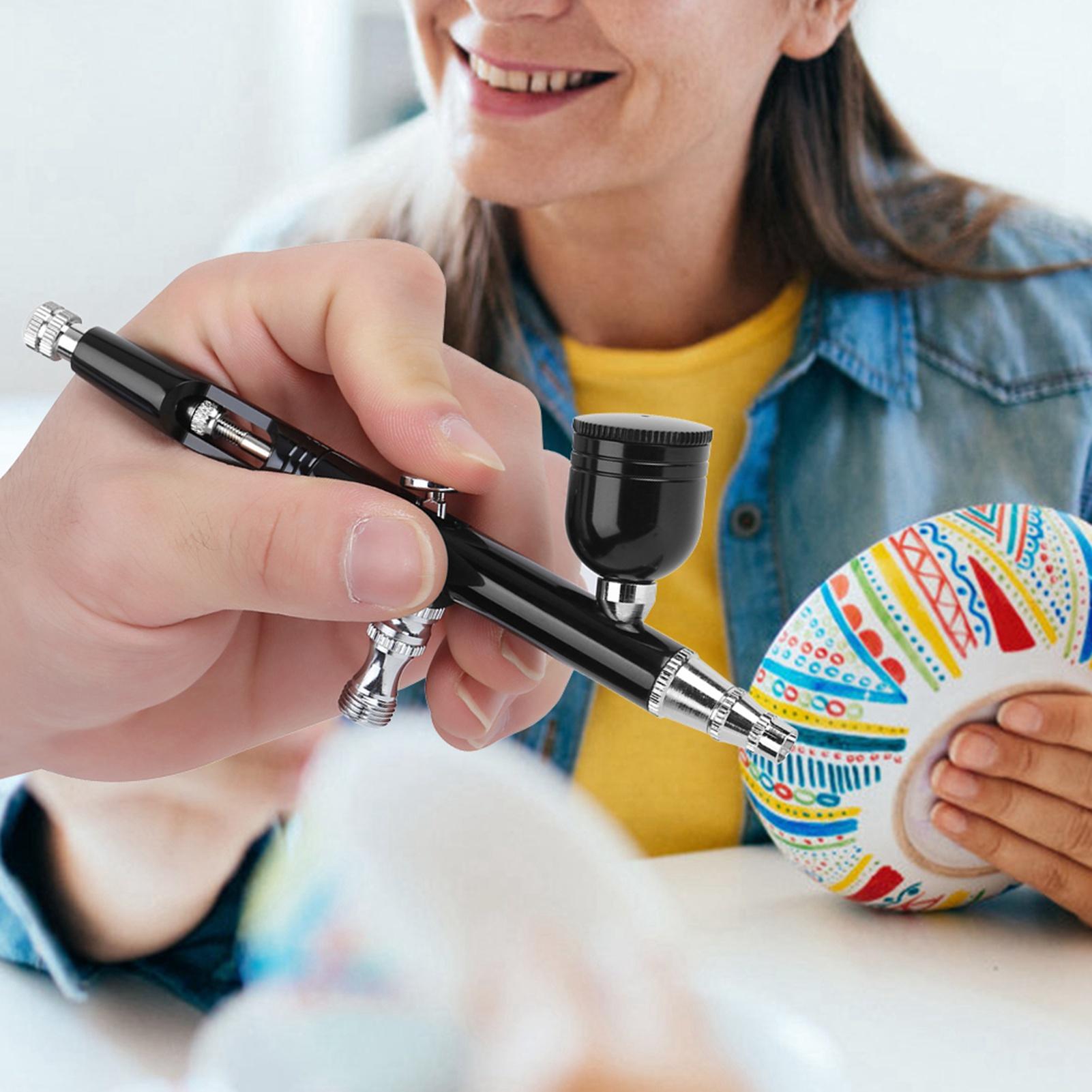 

Аэрограф двойного действия пневматический краскопульт татуировка ногтей покраска распылительный инструмент