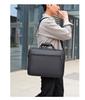 Men's Large Capacity Crossbody Business Briefcase with Shoulder Strap for 15.6" Laptops, Customizable Logo