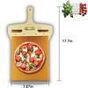 Sliding Pizza Peel-Pizza Peeler for Perfect Transfer of Pizza Dough, Non-stick, Pizza Paddle with Handle Oven Safe Pizza Spatula Dishwasher Safe