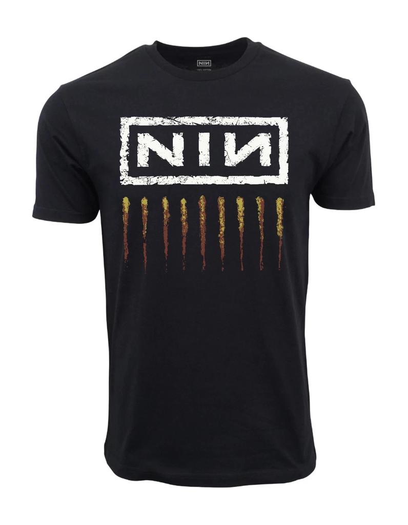 NINE INCH NAILS GRAPHIC T SHIRT BLACK