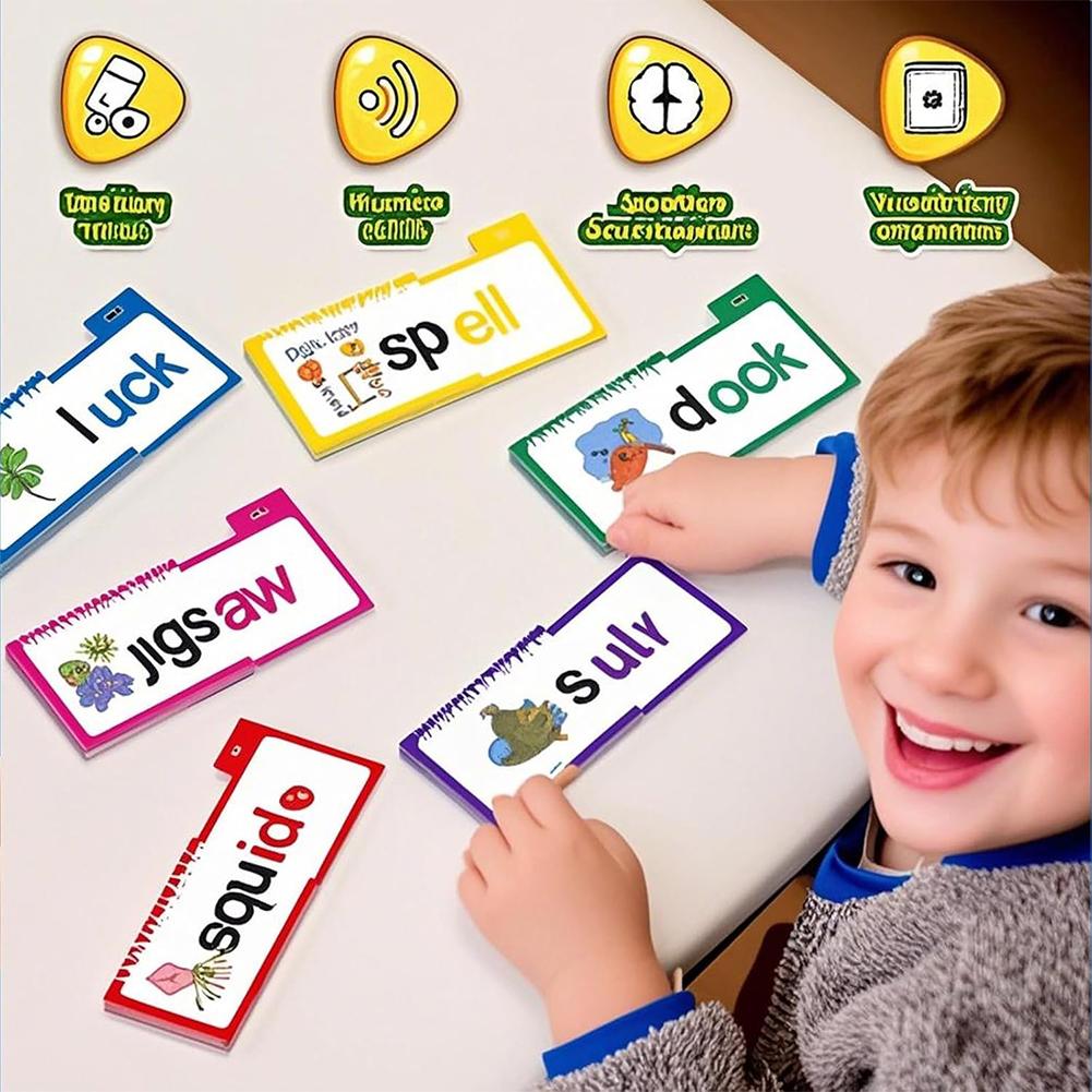 30 Fun Read Aloud and Rhyming Flip Books Word Family and Word Flashcards Perfect Reading Gift for Family and Friends
