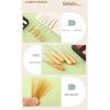 Pack of 5 Artisanal Brushes Featuring Short Grip and Elastic Bristles for Oil Gouache Creations Detailed Work