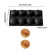 New 8 Cavity Tangerine Shape Cake Silicone Mold Tangerine Baking Mousse Mould French Dessert Mousse Mold