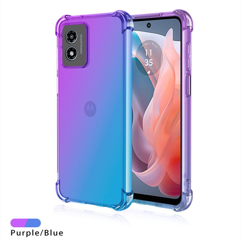 Shockproof Gradient TPU Case for Motorola Moto G Power 2025 G Play 2024 G Stylus 5G 2023 Protective Cover Funda Coque