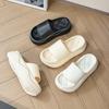 2025 Fashionable and casual women's fashion slippers, thick-soled height-increasing summer sandals, outdoor women's shoes