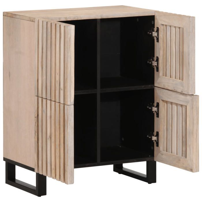 VidaXL Buffet 60x34x75 Cm Solid Mango Wood, Storage Furniture, Kitchen Storage Furniture, Cupboard, Furniture 377567