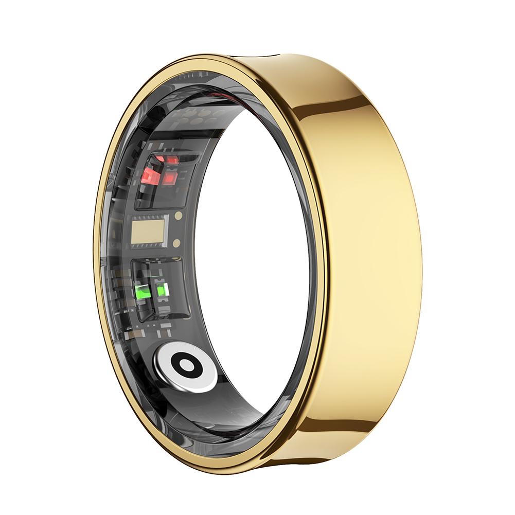 R09 Smart Ring Waterproof Sport Health Ring Heart Rate Blood Oxygen Sleep Monitoring with Charging Case for Xiaomi Samsung Phone