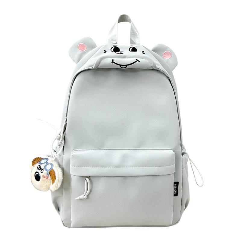 Schoolbag Casual College Student School Bag Female Junior High School Student Simple Versatile Large Capacity Computer Travel Backpack High School