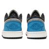 Jordan Air Jordan 1 Low top Vintage Basketball Shoes Women's Black Blue DC0774-101(Team24-)