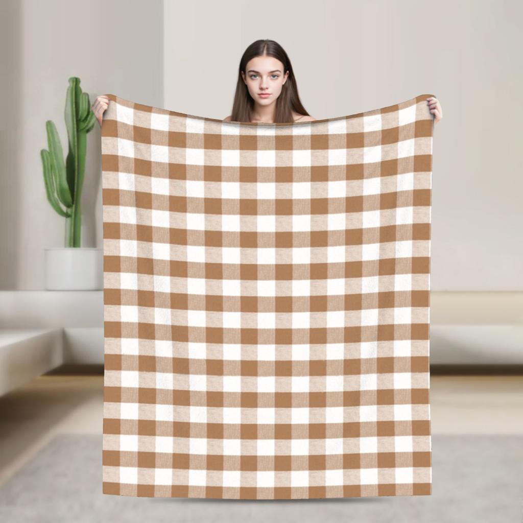 Christmas Brodie Dress Tartan Plaid Blanket Flannel Summer   Multifunction Soft Throw Blankets for Bedding Car Bedspread