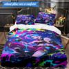 Fantasy Warrior Jing 3pcs K-pop music group Bedding set,Ideal for Bedroom, Dormitory,Including Duvet Cover And 2pcs Pillowcases,Fan gifts