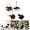 4 Pcs Christmas Ornament Bells Christmas Bells Metal Decorative Bells for Holiday Wedding Party Decoration