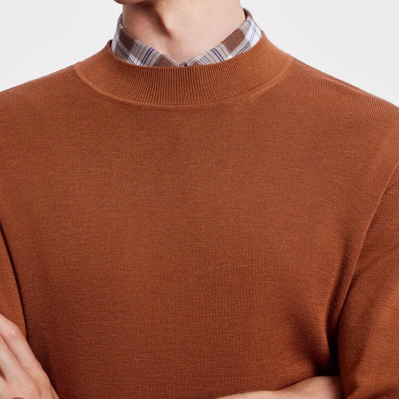 YOUNGOR Men's Comfortable Soft Versatile Wool Sweater