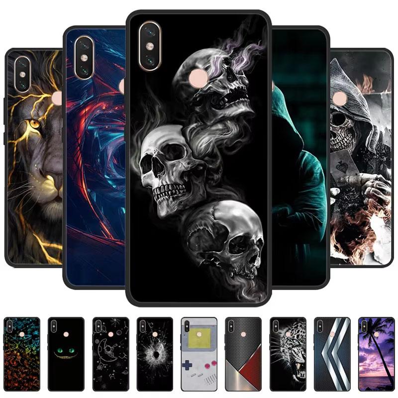 For Xiaomi Mi Max 3 Case Cover Cool Lion TPU Shell Funda For Xiaomi Mi Max3 M1804E4A Phone Case Soft Slicone Shockproof Capa