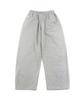 CHICKS Back Logo Embroidered Balloon Pants Melange